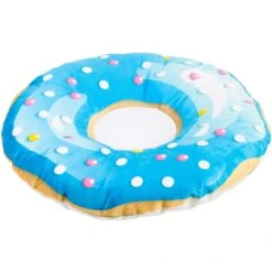 HappyCare Textiles 3D Realistic Donut Print Bolster Dog Bed -Blue Buffalos Shop 366943 PT2. AC SS1800 V1645649808