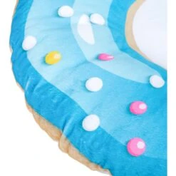 HappyCare Textiles 3D Realistic Donut Print Bolster Dog Bed -Blue Buffalos Shop 366943 PT5. AC SS1800 V1645649819