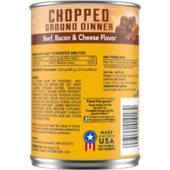 Pedigree Chopped Ground Dinner Liver & Beef, Beef, Bacon & Cheese Flavor With Chicken Adult Canned Wet Dog Food Combo Variety Pack & Pedigree Chopped Ground Dinner Beef, Bacon & Cheese Flavor Adult Canned Wet Dog Food -Blue Buffalos Shop 367567 PT6. AC SS1800 V1645743687