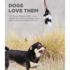 Outward Hound Beaver Tail Teaser Wand Dog Toy Replacement Lure -Blue Buffalos Shop 368182 PT2. AC SS1800 V1644527858