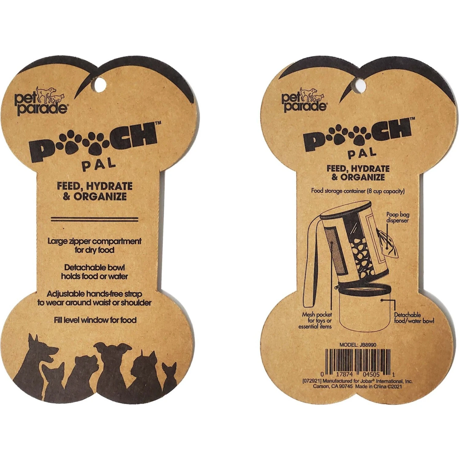 Pet Parade Pooch Pal Dog Feeder, Gray 11 Pet Parade Pooch Pal Dog Feeder, Gray - Image 9