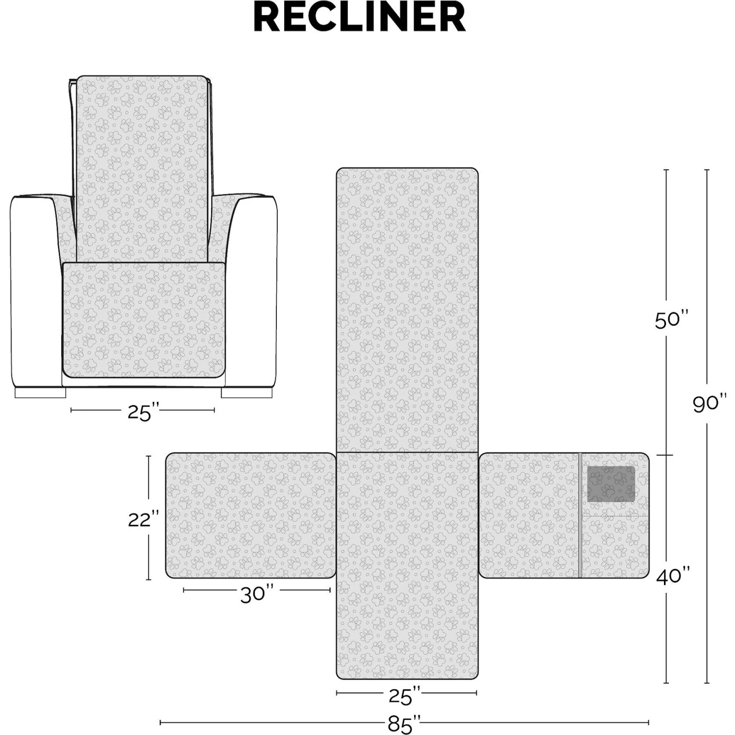 FurHaven Waterproof Non-Skid Back Furniture Protector 4 FurHaven Waterproof Non-Skid Back Furniture Protector - Image 2