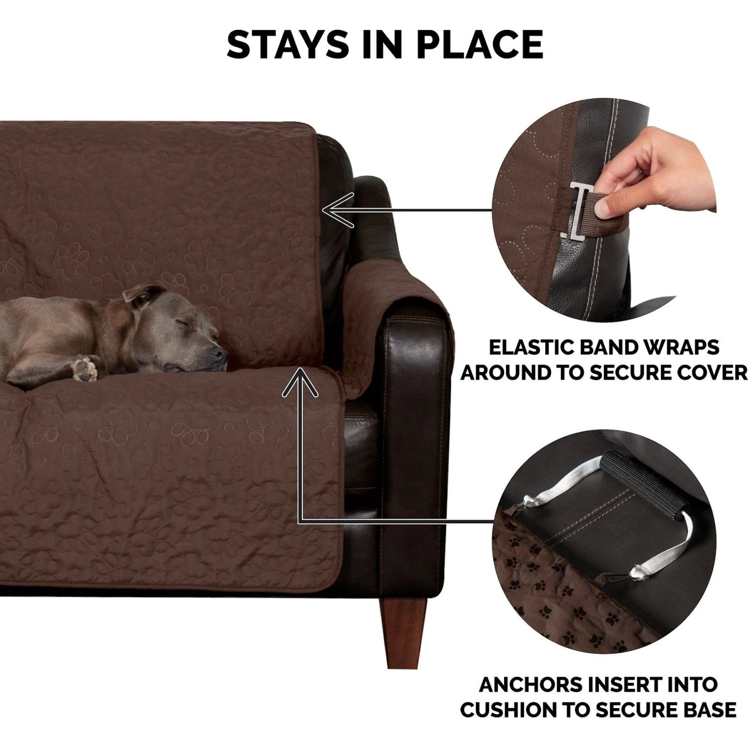 FurHaven Waterproof Non-Skid Back Furniture Protector 7 FurHaven Waterproof Non-Skid Back Furniture Protector - Image 5