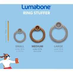 Lumabone Ring-Stuffer Beef Flavor Dog Toy -Blue Buffalos Shop 370193 PT5. AC SS1800 V1646765516