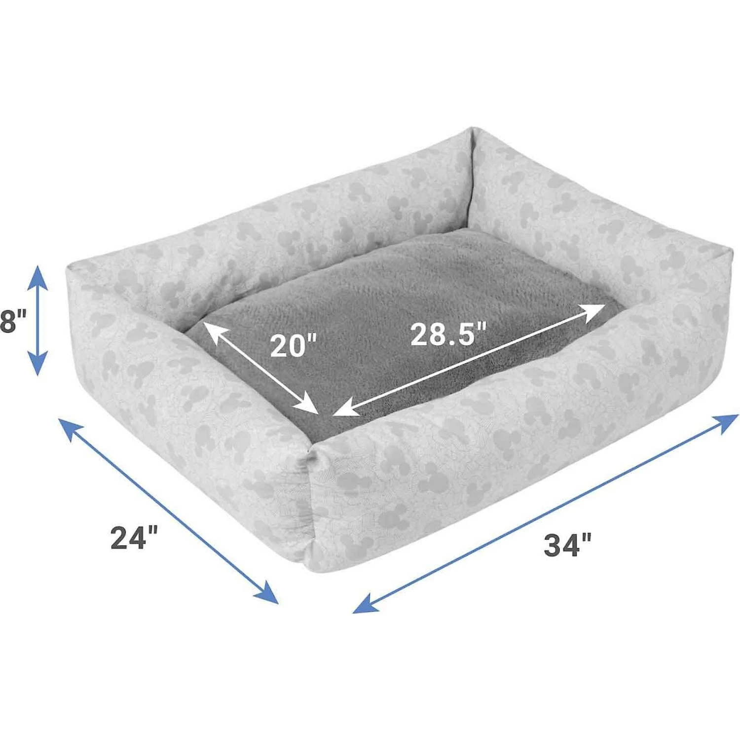 Disney Mickey Mouse Pillow Cat & Dog Bed & Disney Mickey Mouse Bolster Cat & Dog Bed 9 Disney Mickey Mouse Pillow Cat & Dog Bed & Disney Mickey Mouse Bolster Cat & Dog Bed - Image 7