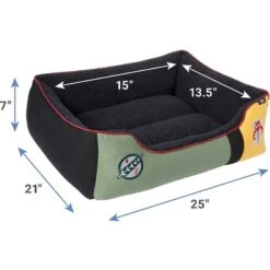 STAR WARS THE MANDALORIAN Bolster Dog & Cat Bed & STAR WARS BOBA FETT Bolster Dog & Cat Bed -Blue Buffalos Shop 370388 PT2. AC SS1800 V1645808190