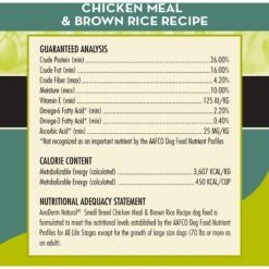 AvoDerm Chicken Meal & Brown Rice Recipe Small Breed Adult Dry Dog Food -Blue Buffalos Shop 46724 PT4. AC SS1800 V1589994724