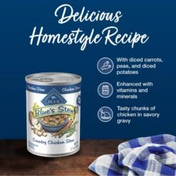 Blue Buffalo Blue's Country Chicken Stew Grain-Free Canned Dog Food -Blue Buffalos Shop 46819 PT3. AC SS1800 V1689356908