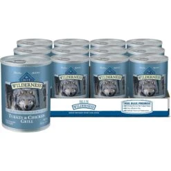 Blue Buffalo Wilderness Turkey & Chicken Grill Grain-Free Canned Dog Food