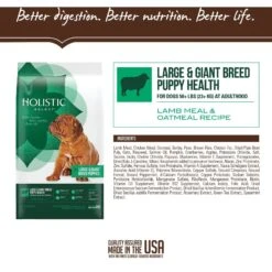 Holistic Select Large & Giant Breed Puppy Health Lamb Meal & Oatmeal Recipe Dry Dog Food -Blue Buffalos Shop 47634 PT3. AC SS1800 V1510775577