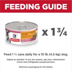 Hill's Science Diet Adult 7+ Small & Mini Chicken & Barley Entree Canned Dog Food -Blue Buffalos Shop 48955 PT7. AC SS1800 V1692734198
