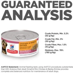 Hill's Science Diet Adult Small & Mini Chicken & Barley Entree Canned Dog Food -Blue Buffalos Shop 48960 PT6. AC SS1800 V1692727423