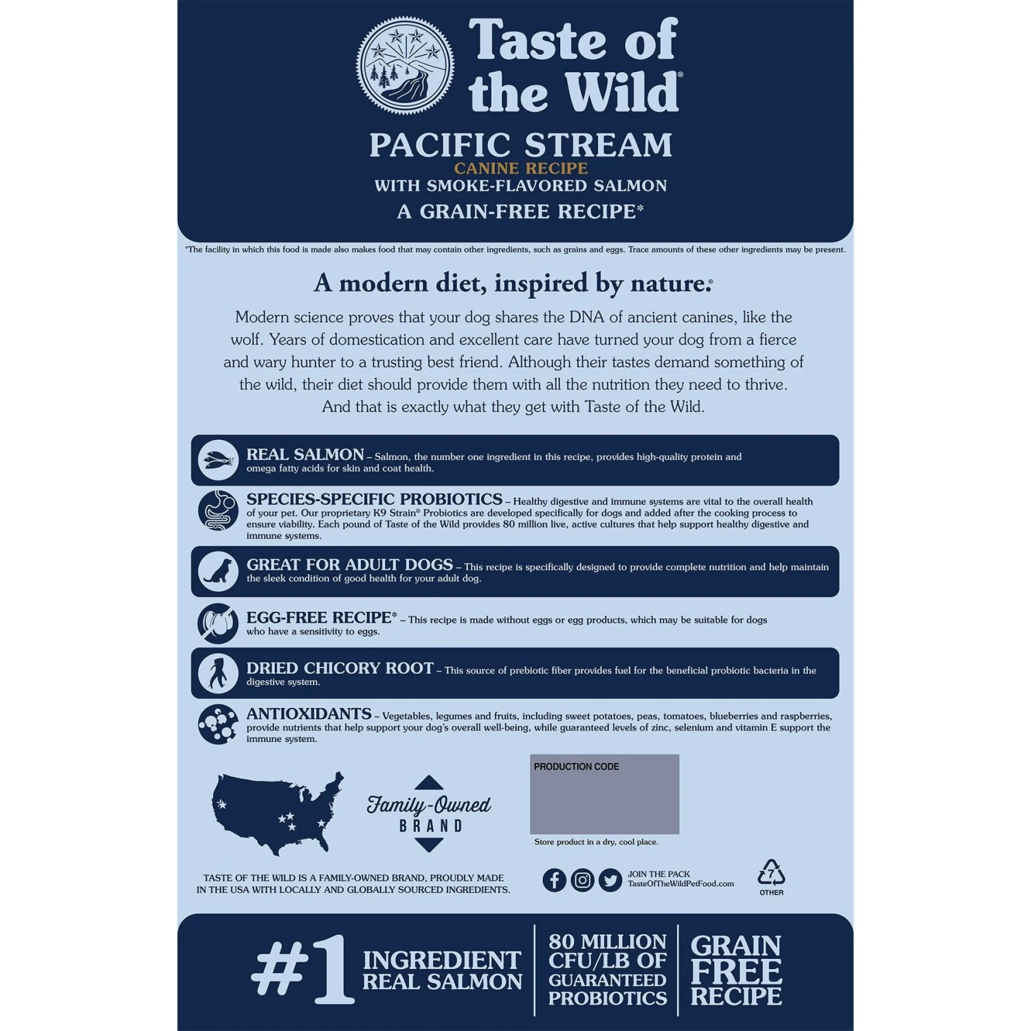 Taste Of The Wild Pacific Stream Smoke-Flavored Salmon Grain-Free Dry Dog Food 4 Taste Of The Wild Pacific Stream Smoke-Flavored Salmon Grain-Free Dry Dog Food - Image 2