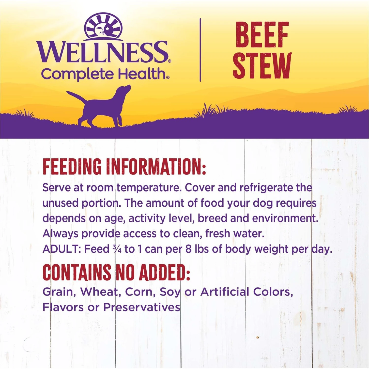 Wellness Beef Stew With Carrots & Potatoes Grain-Free Canned Dog Food 10 Wellness Beef Stew With Carrots & Potatoes Grain-Free Canned Dog Food - Image 8