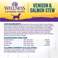 Wellness Venison & Salmon Stew With Potatoes & Carrots Canned Dog Food -Blue Buffalos Shop 49224 PT6. AC SS1800 V1657657682