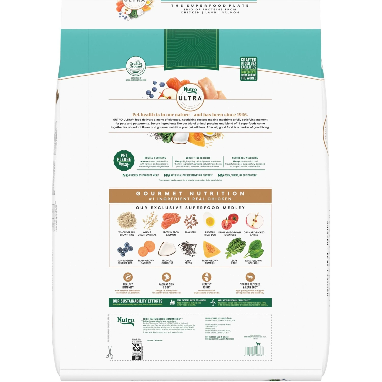 Nutro Ultra Senior Dry Dog Food 5 Nutro Ultra Senior Dry Dog Food - Image 3