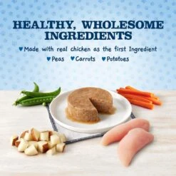 Blue Buffalo Baby Blue Healthy Growth Formula Natural Chicken & Vegetable Recipe Puppy Wet Food, 3.5-oz Cups, Case Of 12 -Blue Buffalos Shop 502182 PT3. AC SS1800 V1647640309