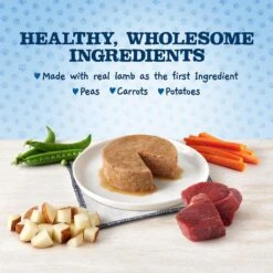 Blue Buffalo Baby Blue Healthy Growth Formula Natural Lamb & Vegetable Recipe Puppy Wet Food, 3.5-oz Cups, Case Of 12 -Blue Buffalos Shop 502206 PT3. AC SS1800 V1647639216