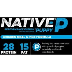 Blue Seal Native Puppy Chicken Meal & Rice Formula Dry Dog Food, 40-lb Bag -Blue Buffalos Shop 504390 PT3. AC SS1800 V1648284085