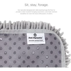Pet Parents Forager Slow Feeder Cat & Dog Snuffle Mat & Feeding Mat -Blue Buffalos Shop 505602 PT7. AC SS1800 V1696009033