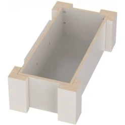 GrooveThis Woodshop Personalized Elevated Dog Feeder Station With Internal Storage -Blue Buffalos Shop 510326 PT4. AC SS1800 V1657657788