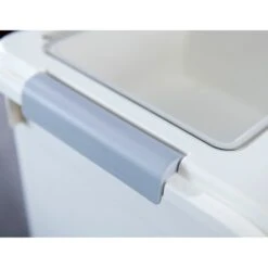 Hanamya Pet Food Storage Container With Measuring Cup, White & Gray -Blue Buffalos Shop 511766 PT7. AC SS1800 V1649198841