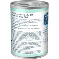 Blue Buffalo Baby Blue Healthy Growth Formula Natural Chicken & Vegetable Recipe Puppy Wet Food, 12.5-oz Cans, Case Of 12 & Blue Buffalo Baby Blue Healthy Growth Formula Grain-Free High Protein Turkey & Potato Recipe Puppy Wet Food, 12.5-oz Cans, Case Of 12 -Blue Buffalos Shop 515038 PT2. AC SS1800 V1649338637