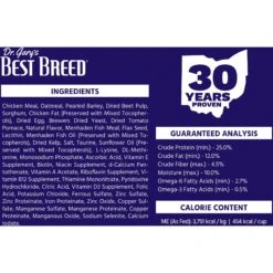 Dr. Gary's Best Breed Holistic All Breed Dry Dog Food 9 Dr. Gary's Best Breed Holistic All Breed Dry Dog Food -Blue Buffalos Shop 517094 PT2. AC SS1800 V1649371442
