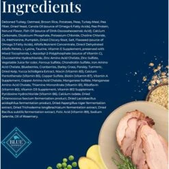 Blue Buffalo Basics Skin & Stomach Care Turkey & Potato Recipe Senior Dry Dog Food 15 Blue Buffalo Basics Skin & Stomach Care Turkey & Potato Recipe Senior Dry Dog Food -Blue Buffalos Shop 51892 PT4. AC SS1800 V1646267487