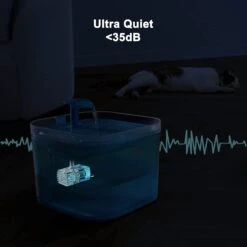 PATPET Triple Filter Ultra Quiet Pump Cat & Dog Water Fountain Dispenser, Blue, 75-oz -Blue Buffalos Shop 521670 PT2. AC SS1800 V1658228150