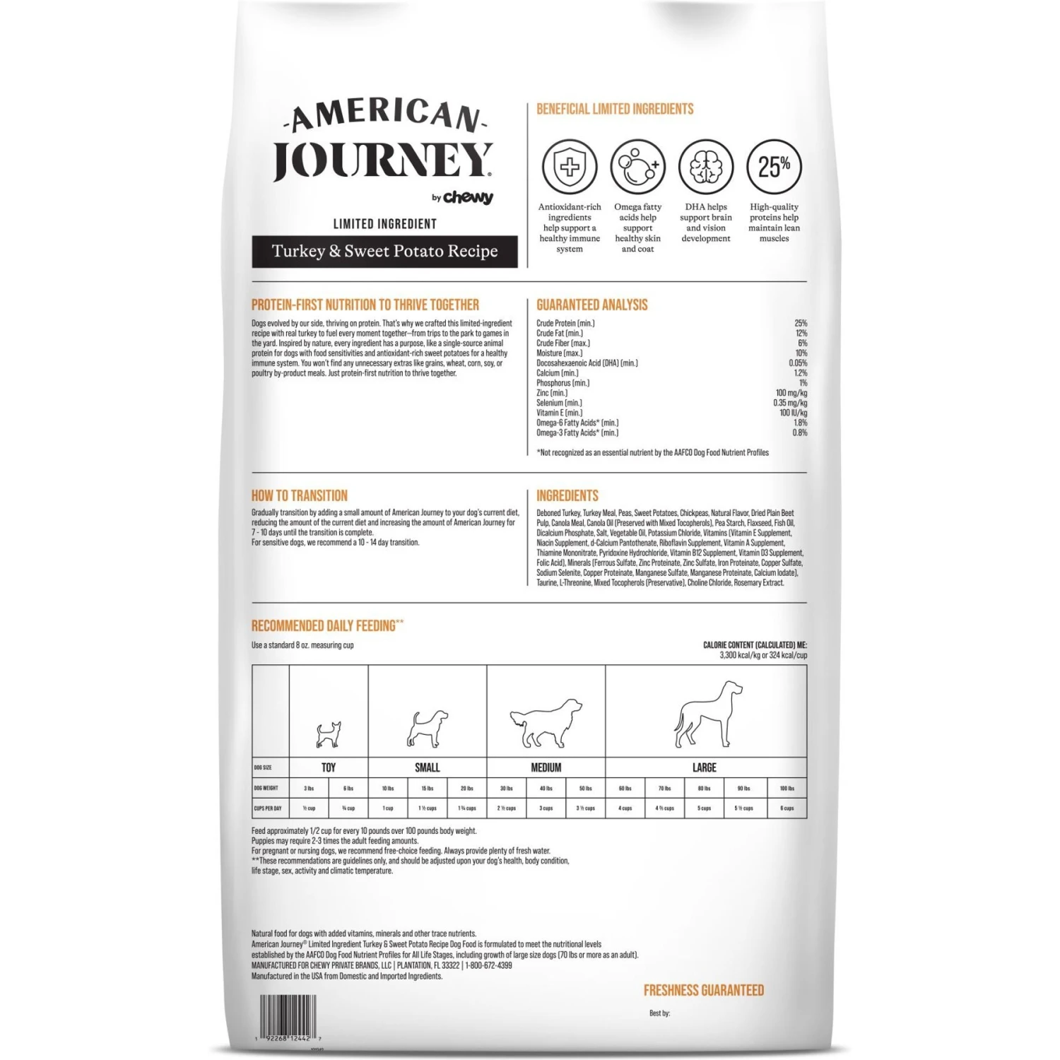 American Journey Turkey Recipe Grain-Free Canned Dog Food, 12.5-oz & American Journey Limited Ingredient Turkey & Sweet Potato Recipe Grain-Free Dry Dog Food 5 American Journey Turkey Recipe Grain-Free Canned Dog Food, 12.5-oz & American Journey Limited Ingredient Turkey & Sweet Potato Recipe Grain-Free Dry Dog Food - Image 3