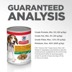 Hill's Science Diet Puppy Savory Stew With Chicken & Vegetables Canned Dog Food -Blue Buffalos Shop 52778 PT8. AC SS1800 V1598145088
