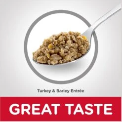 Hill's Science Diet Adult 7+ Turkey & Barley Entree Canned Dog Food, 13-oz, Case Of 12 -Blue Buffalos Shop 52800 PT5. AC SS1800 V1598149262