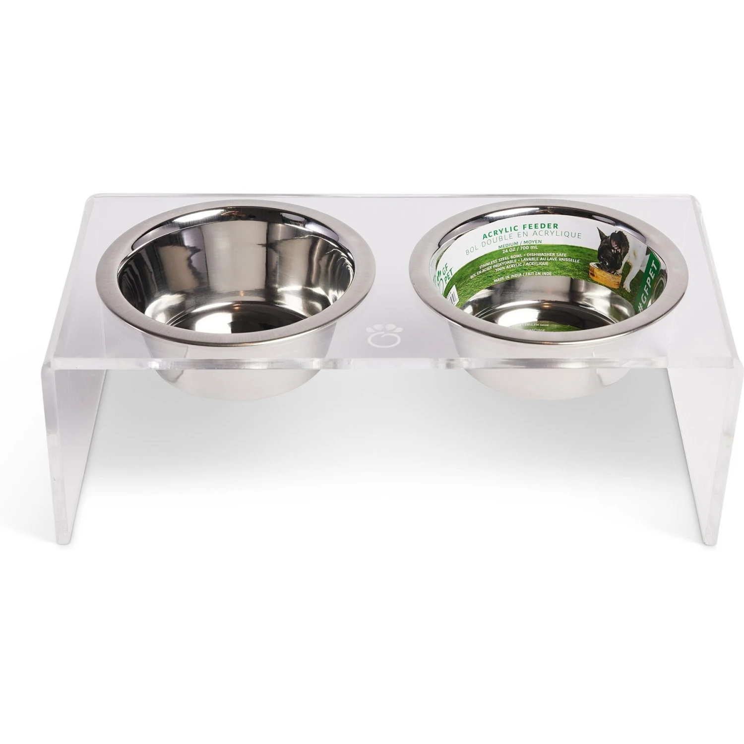 GF Pet Acrylic Cat & Dog Feeder 3 GF Pet Acrylic Cat & Dog Feeder