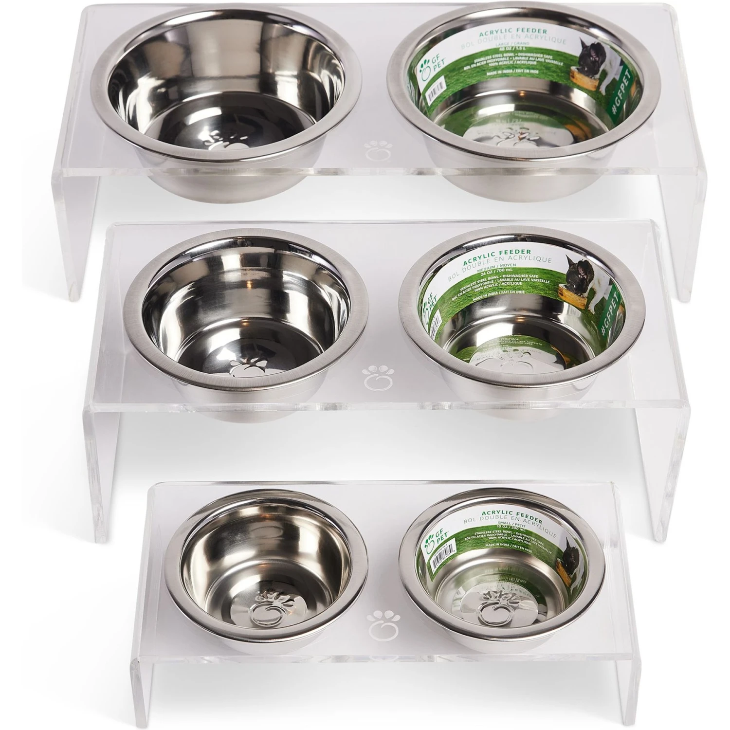 GF Pet Acrylic Cat & Dog Feeder 4 GF Pet Acrylic Cat & Dog Feeder - Image 2