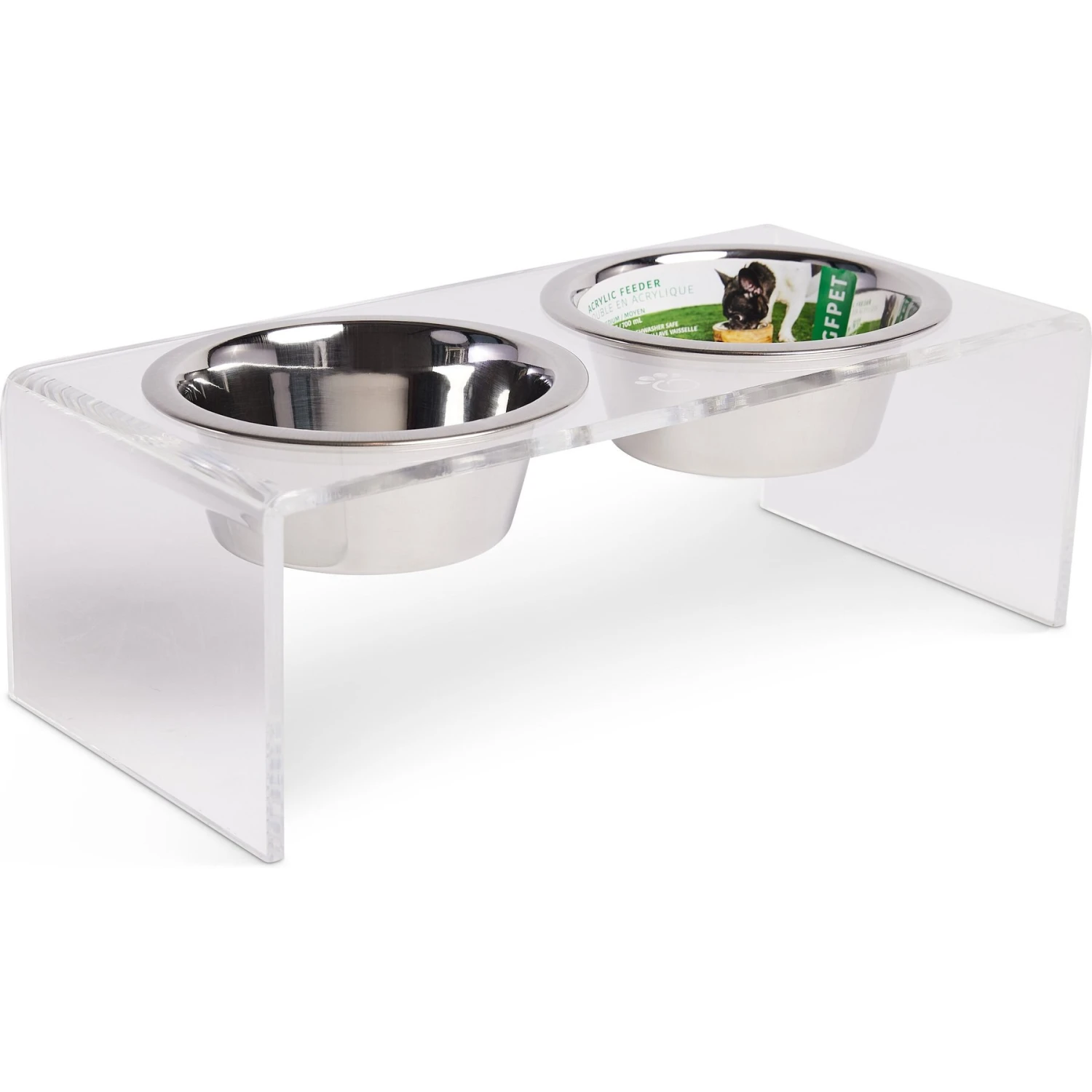 GF Pet Acrylic Cat & Dog Feeder 5 GF Pet Acrylic Cat & Dog Feeder - Image 3