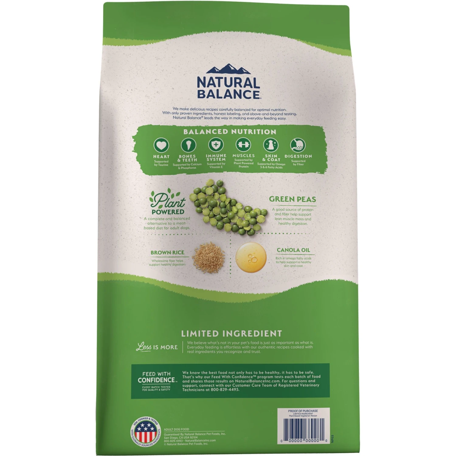 Natural Balance Limited Ingredient Vegetarian Recipe Dry Dog Food 4 Natural Balance Limited Ingredient Vegetarian Recipe Dry Dog Food - Image 2