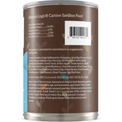 Nature's Logic Canine Sardine Feast Grain-Free Canned Dog Food -Blue Buffalos Shop 54308 PT1. AC SS1800 V1546611139