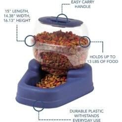 Bergan Gourmet Gravity Refill Dog Feeder -Blue Buffalos Shop 54822 PT4. AC SS1800 V1677959745