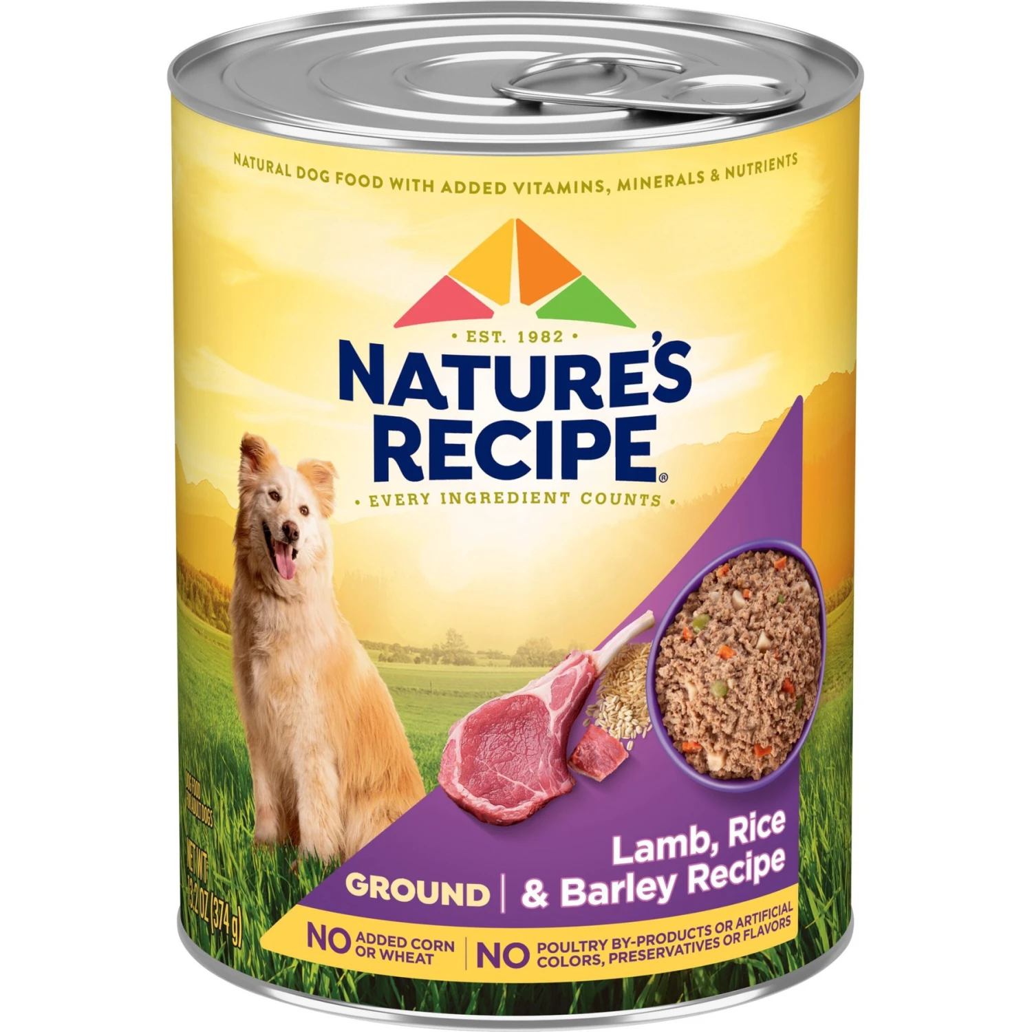 Nature's Recipe Ground Lamb, Rice & Barley Recipe Wet Dog Food 3 Nature's Recipe Ground Lamb, Rice & Barley Recipe Wet Dog Food