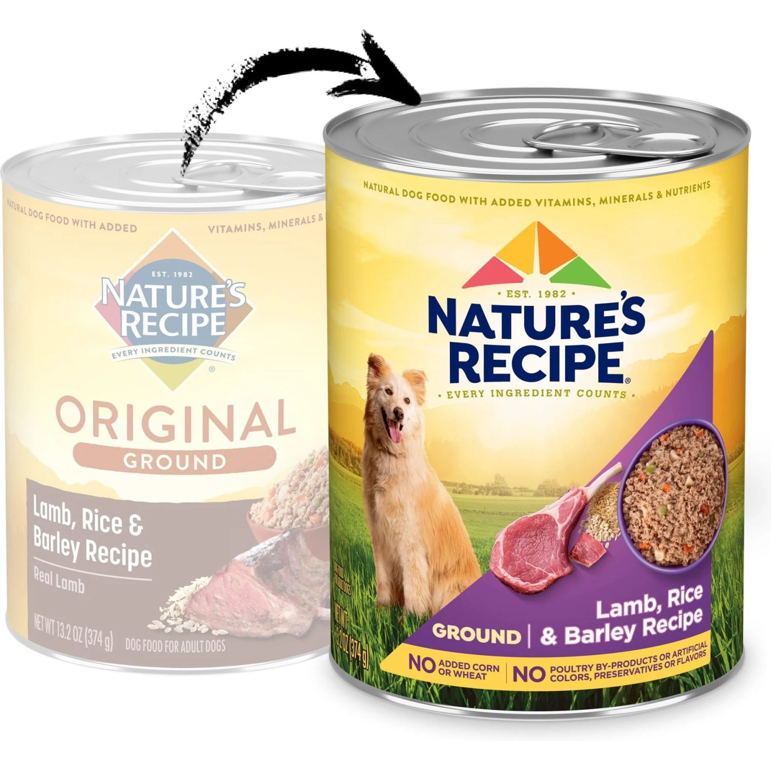 Nature's Recipe Ground Lamb, Rice & Barley Recipe Wet Dog Food 4 Nature's Recipe Ground Lamb, Rice & Barley Recipe Wet Dog Food - Image 2
