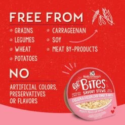 Stella & Chewy's Lil Bites Savory Stews Grain-Free Chicken & Chicken Liver In Broth Flavored Shredded Small Breed Wet Dog Food, 2.7-oz Cup, Case Of 12 -Blue Buffalos Shop 564758 PT4. AC SS1800 V1657659684