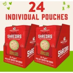 Stella & Chewy's Stella’s Shredrs Cage Free Chicken & Duck Recipe In Broth Adult Wet Dog Food, 2.8-oz Pouch, Case Of 24 13 Stella & Chewy's Stella’s Shredrs Cage Free Chicken & Duck Recipe In Broth Adult Wet Dog Food, 2.8-oz Pouch, Case Of 24 -Blue Buffalos Shop 565150 PT4. AC SS1800 V1658207430