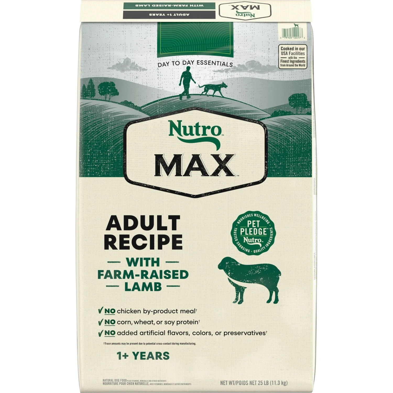 Nutro Max Adult Farm-Raised Lamb Recipe Natural Dry Dog Food, 25-lb Bag 3 Nutro Max Adult Farm-Raised Lamb Recipe Natural Dry Dog Food, 25-lb Bag