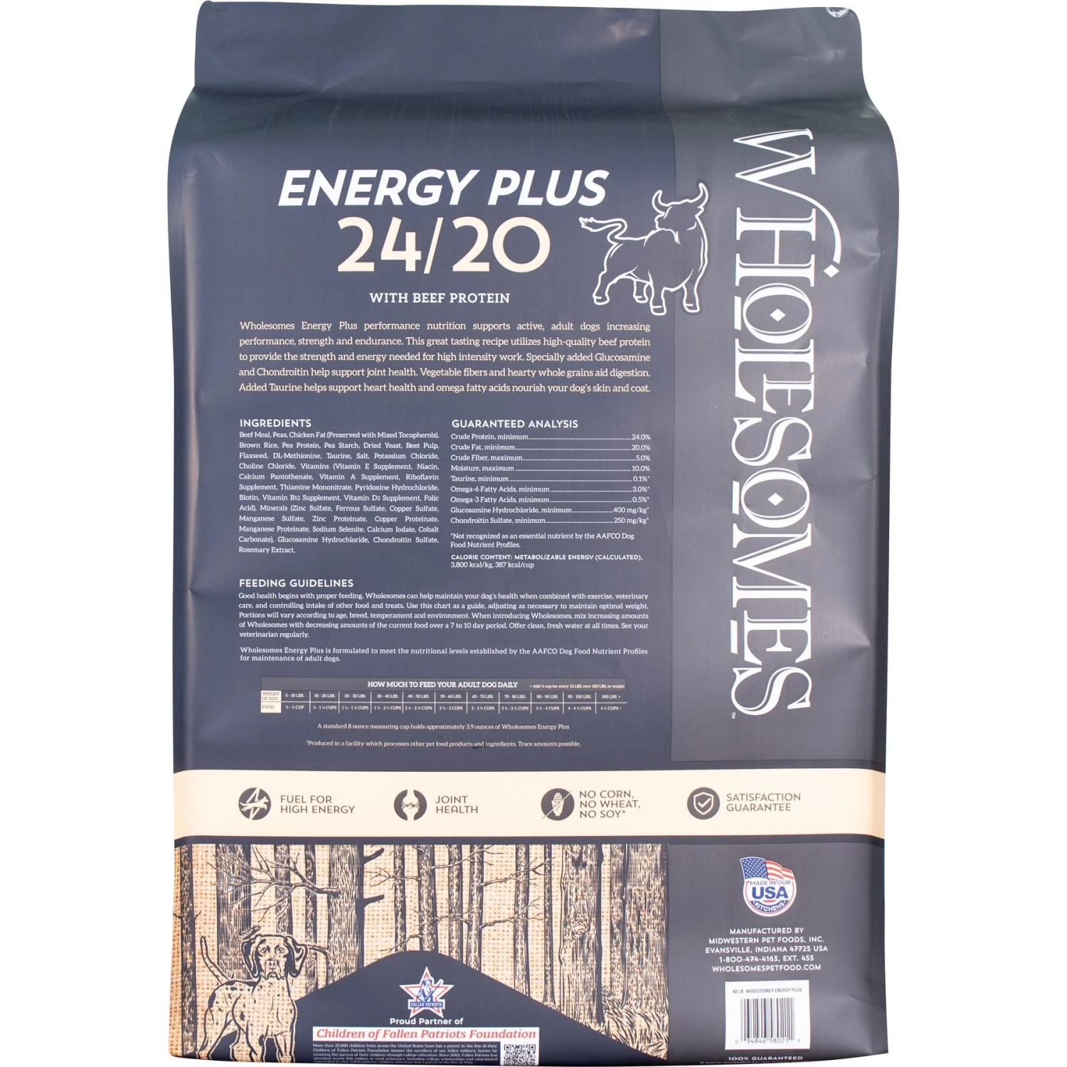 Wholesomes Energy Plus 24/20 Dry Dog Food, 40-lb Bag 4 Wholesomes Energy Plus 24/20 Dry Dog Food, 40-lb Bag - Image 2