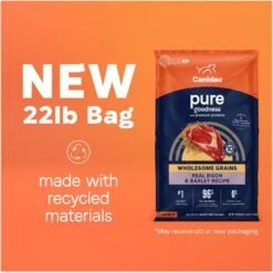 CANIDAE Pure Real Bison & Barley Recipe Dry Dog Food -Blue Buffalos Shop 574870 PT2. AC SS1800 V1683040367