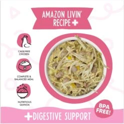 Weruva Meals 'n More Natural Wet Dog Food, Amazon Livin' Plus Digestive Support, 3.5-oz Cup, 12 Count -Blue Buffalos Shop 578446 PT2. AC SS1800 V1695832227