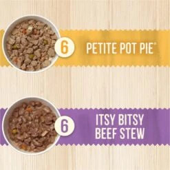 Merrick Lil’ Plates Dinner Duos Itsy Bitsy Beef Stew & Petite Pot Pie Variety Pack Grain-Free Wet Dog Food -Blue Buffalos Shop 578526 PT5. AC SS1800 V1663191301
