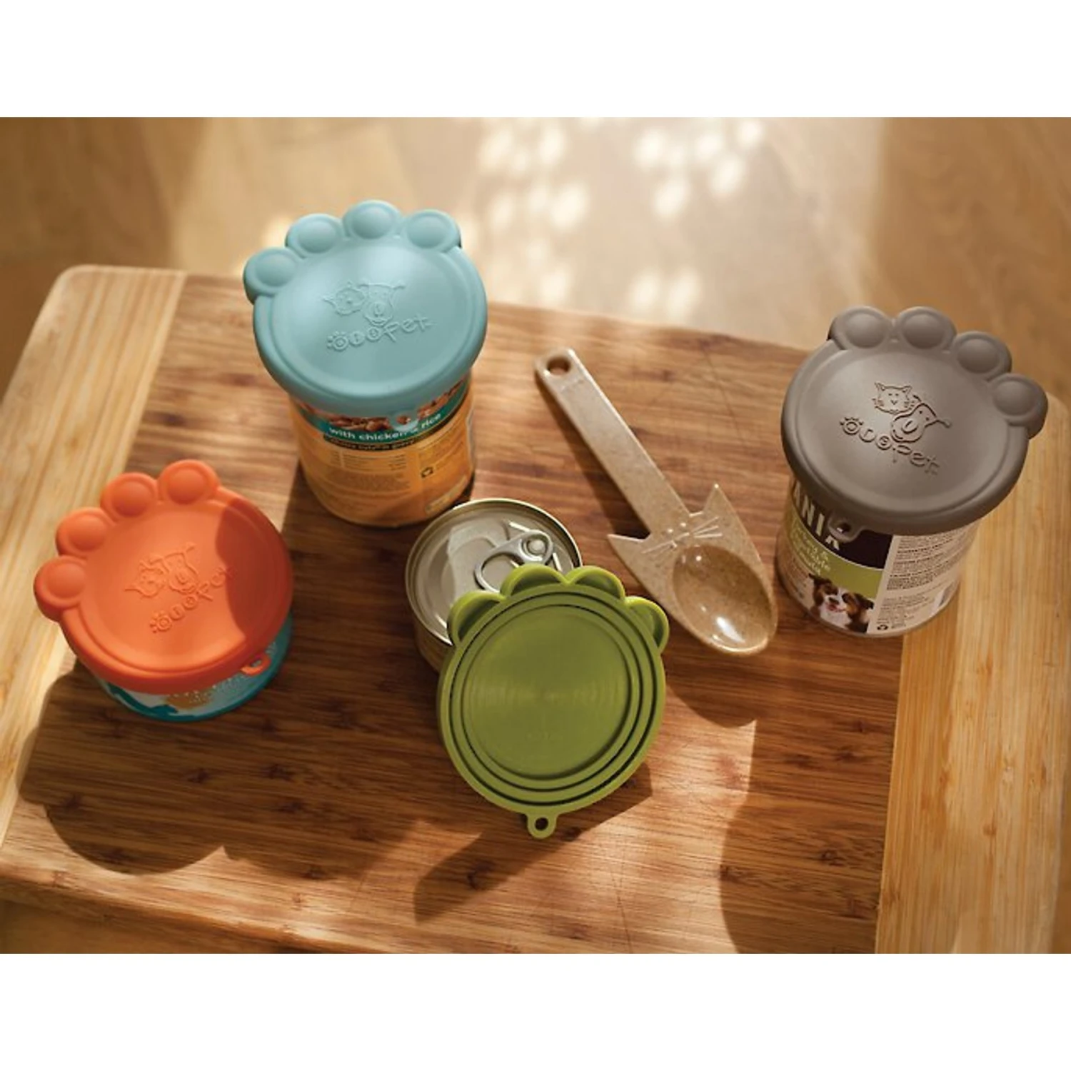 ORE Pet Can Cover, Orange/Cream 5 ORE Pet Can Cover, Orange/Cream - Image 3