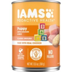 Iams ProActive Health Classic Ground With Chicken & Rice Puppy Wet Dog Food